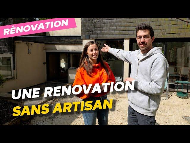 Ce couple rénove seul une maison d'architecte des années 1970 abandonnée (avec@floaurelrenovation)