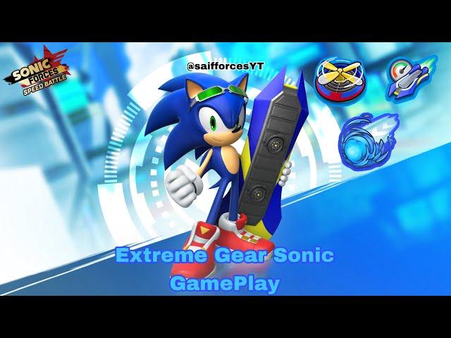 Sonic Forces Speed Battle - Extreme Gear Sonic Gameplay Showcase (Lv.4)