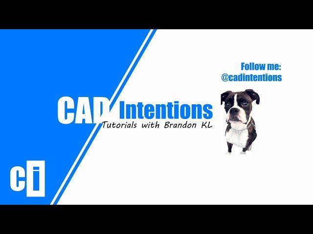 AutoCAD Tutorials - CAD Intentions Trailer