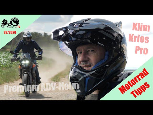 Klim Krios Pro Test | Leichter Premium ADV-Helm mit selbsttönendem Visier