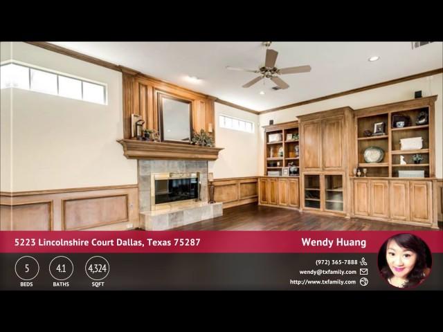 5223 Lincolnshire Court Dallas, Texas 75287 | Marketing Ideas for Realtors | QuickTours.net