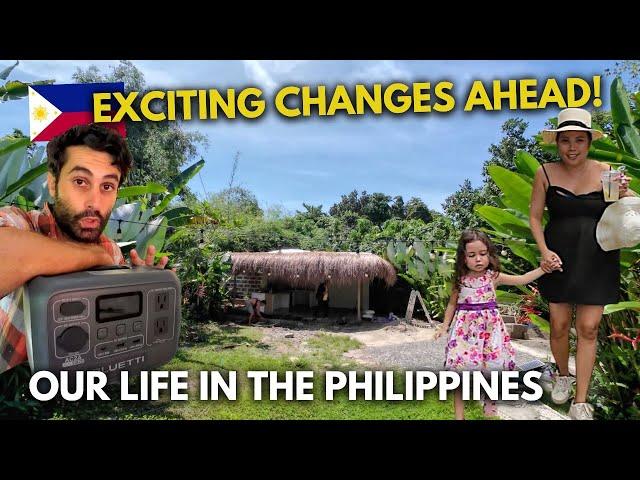 Extending Our Outdoor Kitchen! New Plans for Our Life in the Philippines | New Bluetti AC2A