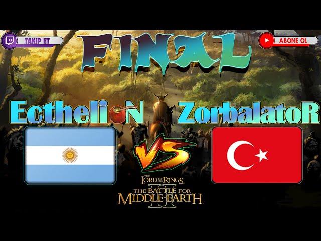 LOTR: BFME 2 v1.09 Uluslararası Turnuva BO5 FİNAL EcthelioN Vs ZorbalatoR