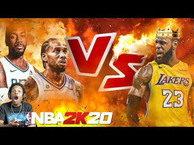 NBA 2K20 LEBRON JAMES VS KAWHI LEONARD!! WHO IS THE KING OF L.A?!