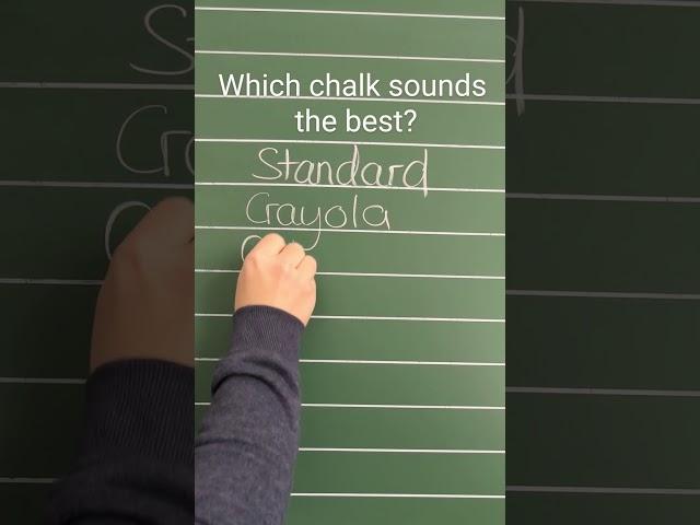Which Chalk Sounds Best? Testing Different Chalks for #asmr #asmrsounds #hagoromo #giotto #crayola