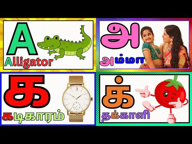 English alphabets Tamil alphabets/Uyir eluthukkal mei eluthukkal uyirmai eluthukkal @PRINIT1419