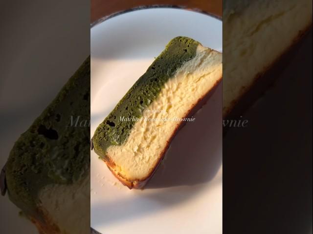 Matcha Cheesecake-Brownie