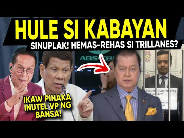 KAKAPASOK LANG TumekL0p si KABAYAN! AMO ni TRILLANES PINANGALANAN Kakas0han ni DU30 PANELO sa DAVAO?