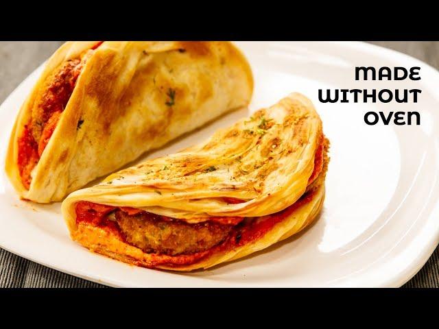 Taco Mexicana - Homemade Dominos Style in Tawa / Oven Tacos Shells Recipes - CookingShooking