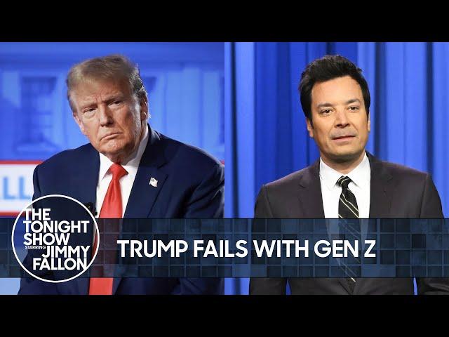 Trump Fails with Gen Z, Town Hall Moderated by Fox Ally Sean Hannity | The Tonight Show