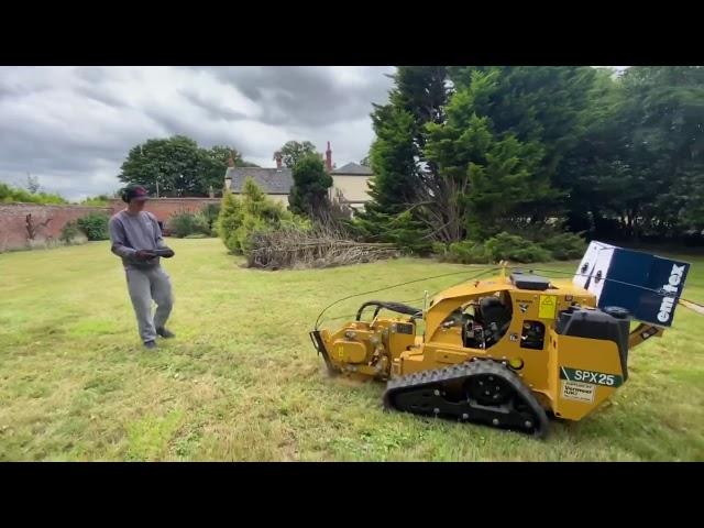 Vermeer SPX25 vibratory mole plough.