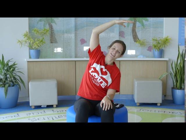 Simple Yoga Exercise With Brooke - Joe DiMaggio Children's Hospital
