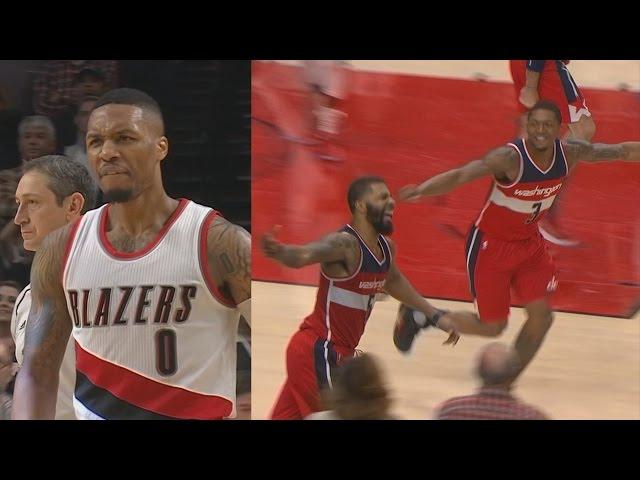 Markieff Morris Game Winner! Refs Miss Call Controversial Ending! Wizards vs Blazers