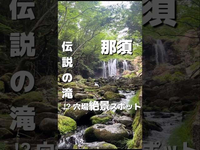【栃木】那須にある伝説の滝⁉️透き通った水にリフレッシュできるおすすめスポット#那須観光#那須#那須旅行#那須おすすめ