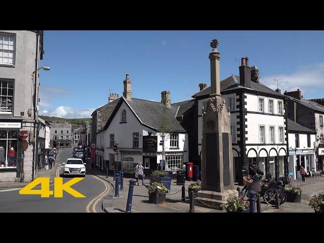 Ulverston Walk: Town Centre【4K】