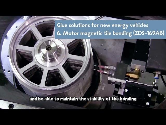 ZDS™ Motor Magnetic Tile Bonding for New Energy Vehicles  Adhesive ZDS 169AB