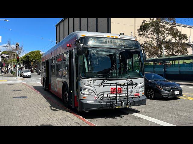 ⁴ᴷ Transit Vlog EP06 | Riding SF MUNI 22 Fillmore Motorizations | March 25th, 2024