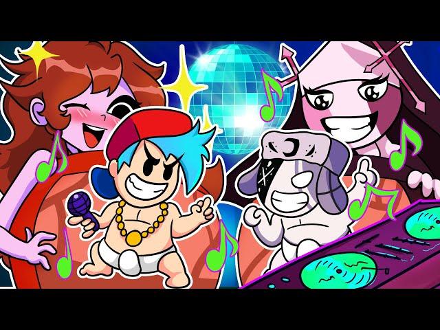 BABY BOYFRIEND VS BABY RUV IN PREGNANT  - Friday Night Funkin' Animation Compilation | Bonagames