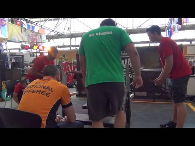 Linus Lim - Bench 3 - 127.5kg @ 82. 5kg - 2014 GPC WA State Titles