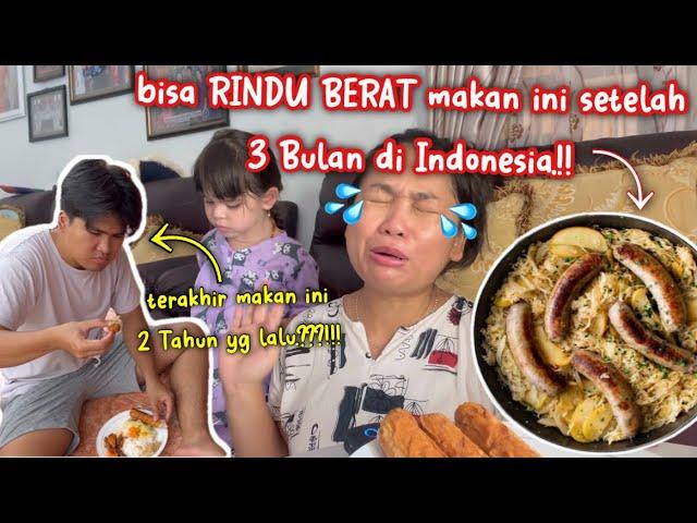 RINDU MAKAN SAUERKRAUT (KOL FERMENTASI) & SOSIS GORENG SETELAH HAMPIR 3 BULAN DI INDONESIA⁉️