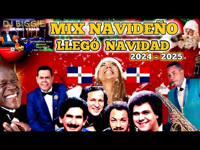 MIX NAVIDEÑO LLEGO NAVIDAD 2024 MERENGUES NAVIDEÑOS POR DJ BIGGIE FERNANDO VILLALONA CONJUNTO QUISQU