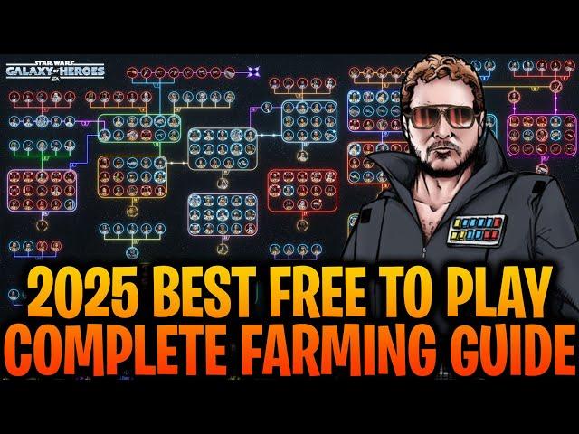 2025 STAR WARS: GALAXY OF HEROES FARMING GUIDE - ULTIMATE Free-to-Play Guide to Unlock EVERYTHING