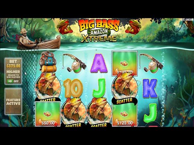 New BIG BASS AMAZON XTREME 4 SCATTERS - GOT TO 3X MULTIPLIER - BONUS BUY ONLINE CASINO ONLINE SLOT