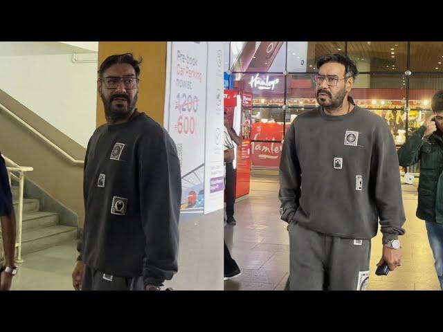 Ajay Devgn Turns Heads at Mumbai Airport – See His Latest Look