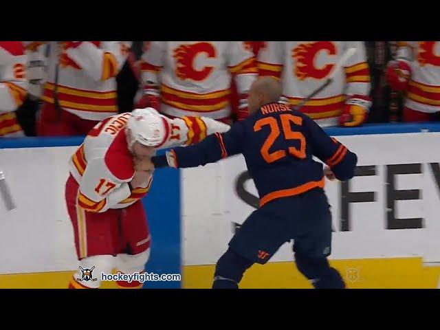 Milan Lucic vs Darnell Nurse Mar 6, 2021