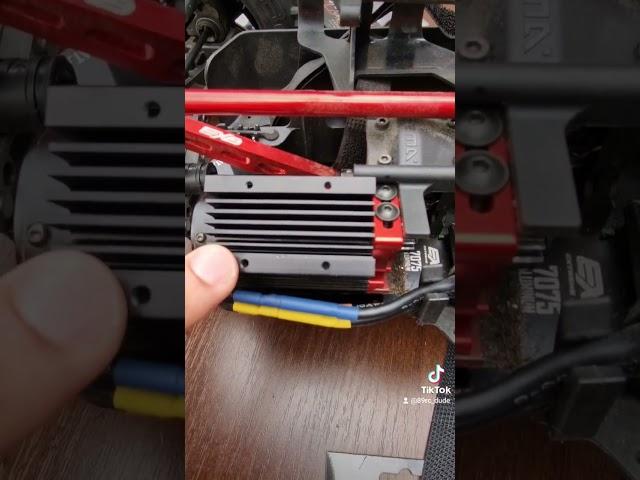 Upgraded fans to cool the esc and motor. #comparison #outcastexb #rc