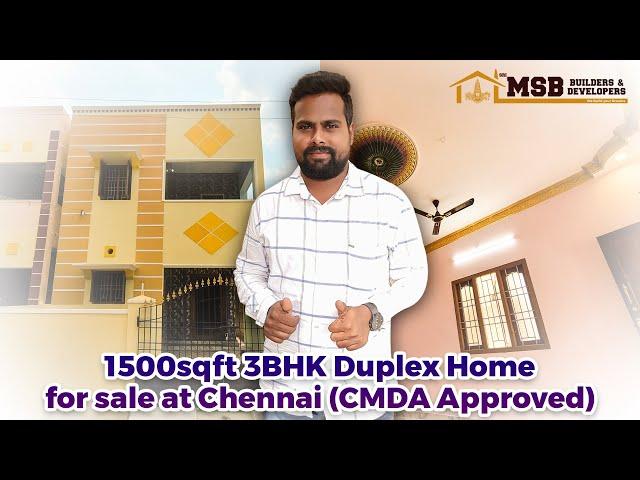 1500sqft 3BHK Duplex Home for sale at Chennai | 9790717513 | 7904892124 #srimsbbuilders