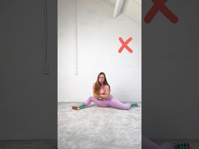 EASY SPLIT TUTORIALOMG IT WORKS #gymnast #howto #tutorial #splits