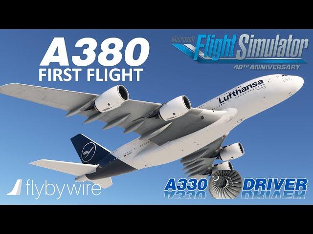 Fly By Wire A380 FIRST FLIGHT | The BEST FREEWARE EVER? | Real Airbus Pilot