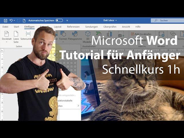 Word-Tutorial für Anfänger – Grundkurs Microsoft Word (2021)