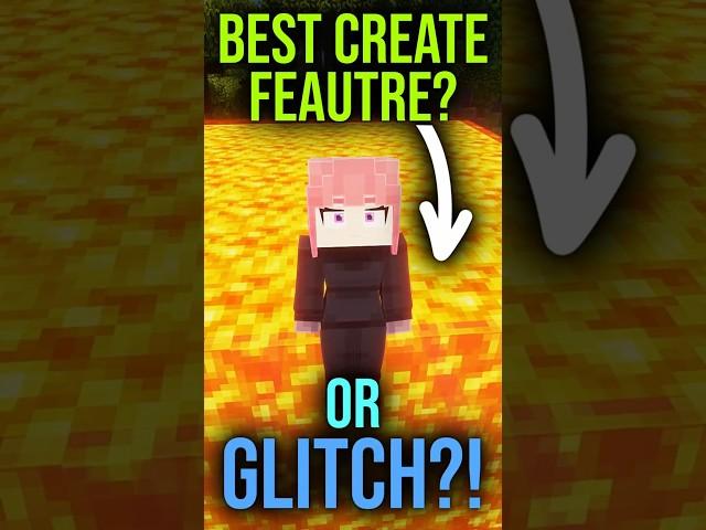 Easiest Way To Make Infinite Lava Sources for Minecraft Create! #minecraft #minecraftcreate