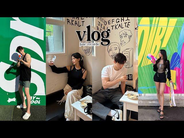 [vlog] 일상 브이로그 | 데일리룩 | 이태원 피자맛집 |  칼트칼터칼트 | 밥집 추천 | 잇다제과 나들이 | 커플이 즐기는 첫 워터밤🩵 | 데이트 • soonim