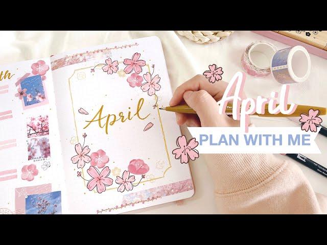  plan with me // april 2022 bullet journal setup ft. notebook therapy (+GIVEAWAY!)