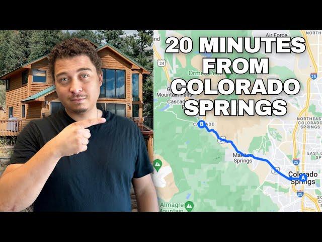 Living in the MOUNTAINS Near Colorado Springs - Ute Pass Tour