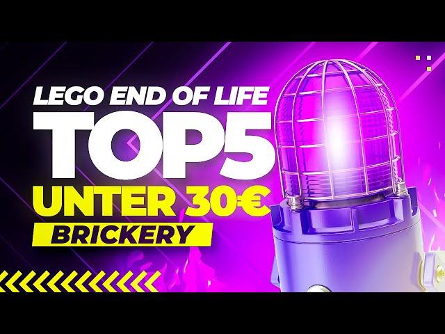 LEGO EOL RANKING!  Meine 2024 Top 5 EOL Sets unter 30€ UVP | LEGO als Investment