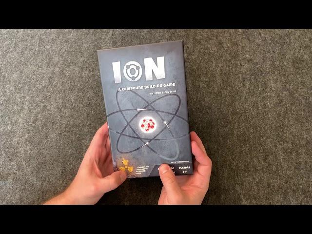 Ion: A Compound Building Game - Unboxing!