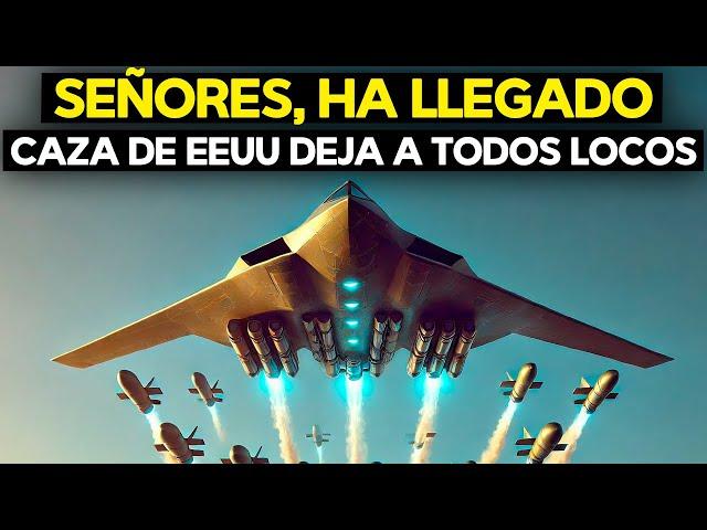 EE.UU. Por fin Revela Caza Que SUELTA 3000 BOMBAS/MINUTO