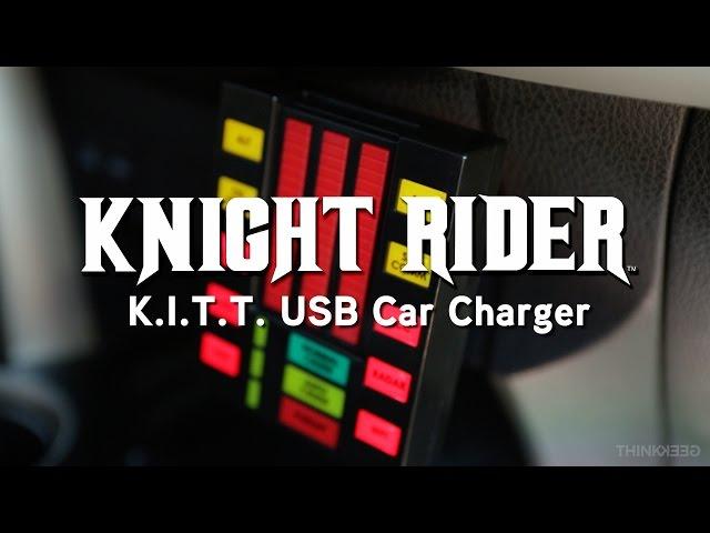 Knight Rider K.I.T.T. USB Car Charger from ThinkGeek