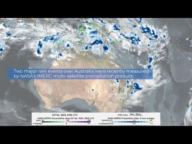 NASA’s IMERG Catches Australian "Rain Bomb"