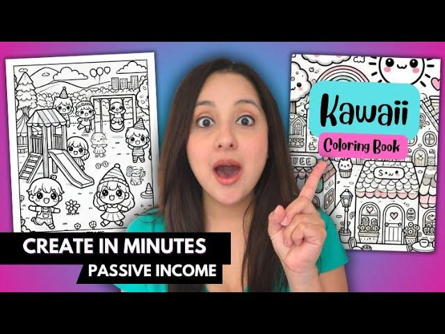 How to Create a Kawaii Coloring Book to Sell on Amazon KDP