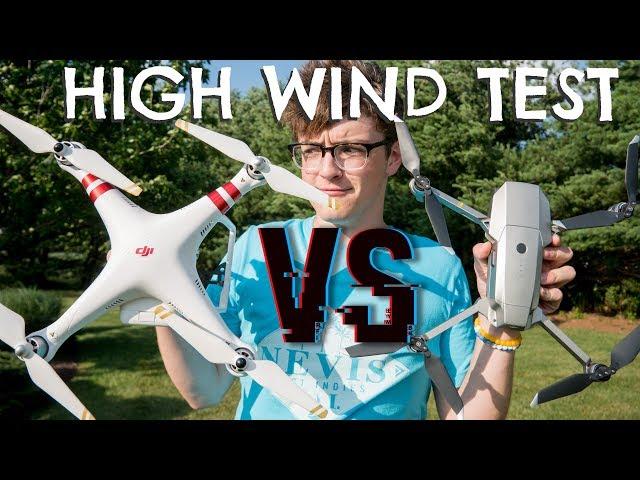 Which Will Win? DJI Phantom 3 Standard vs. DJI Mavic Pro Platinum in EXTREME Winds!