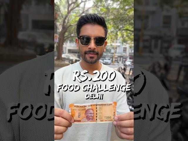 Just Rs.200 For A Day Of Food In Delhi!!  #AD