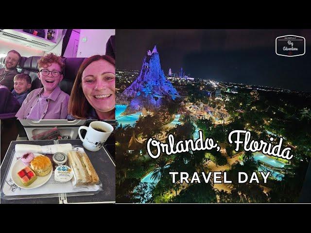 Travel Day Manchester - Orlando | Virgin Atlantic Premium | Cabana Bay | Orlando Florida Vlog