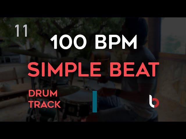 100 BPM Drum Beat - Simple Straight