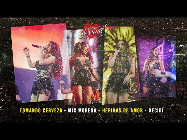 Corazón Serrano - Mix Morena - Tomando Cerveza - Heridas De Amor - Decidí (En Vivo-Nuestros 30 años)