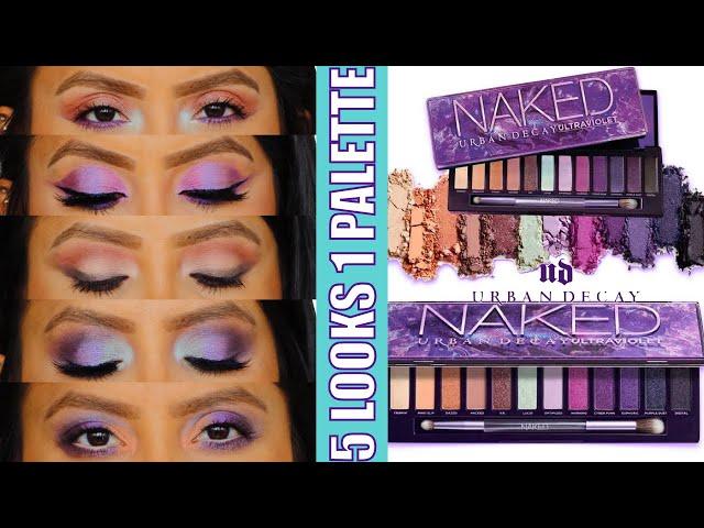 5 LOOKS 1 PALETTE | NEW! URBAN DECAY NAKED ULTRAVIOLET | MagdalineJanet